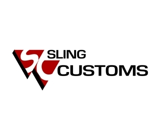 SLING CUSTOMS  logo design by bougalla005