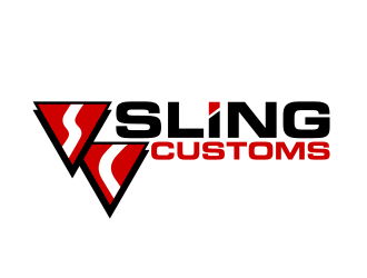 SLING CUSTOMS  logo design by Dakon
