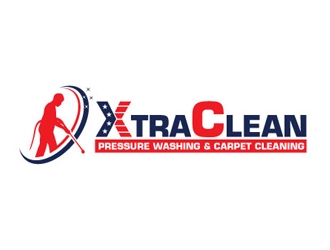 XtraClean Pressure Washing & Carpet Cleaning logo design by gogo