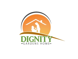 Dignity Gardens Home logo design by webmall