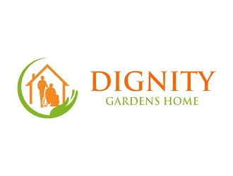 Dignity Gardens Home logo design by dibyo