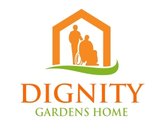 Dignity Gardens Home logo design by dibyo