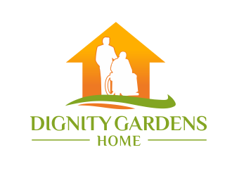 Dignity Gardens Home logo design by kimora