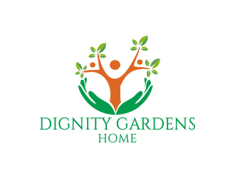 Dignity Gardens Home logo design by Greenlight