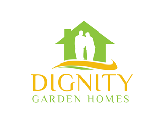 Dignity Gardens Home logo design by kunejo