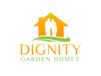 Dignity Gardens Home logo design by kunejo