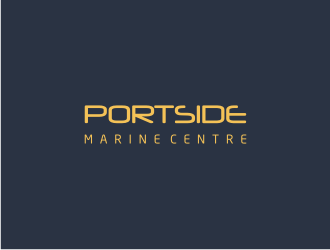 PORTSIDE Marine Centre logo design by Susanti