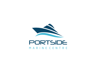 PORTSIDE Marine Centre logo design by Susanti