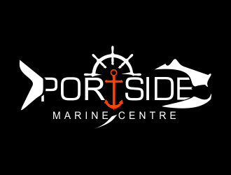 PORTSIDE Marine Centre logo design by mindstree