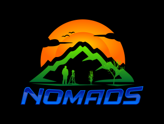 Nomads.com logo design by iqbal