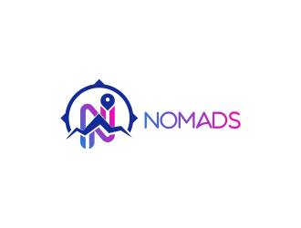 Nomads.com logo design by FloVal