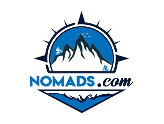 Nomads.com logo design by zubi