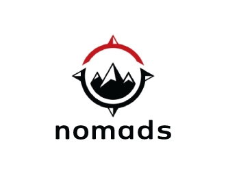 Nomads.com logo design by nehel