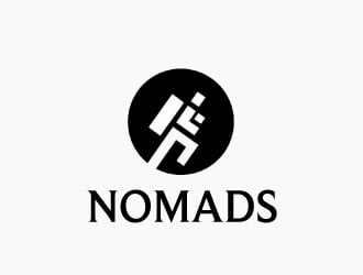 Nomads.com logo design by nehel