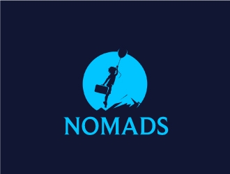 Nomads.com logo design by nehel