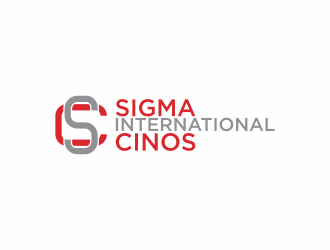 Sigma International   Cinos logo design by luckyprasetyo