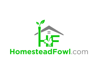 HomesteadFowl.com logo design by BlessedArt