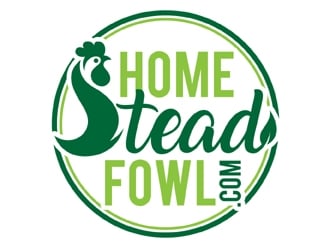 HomesteadFowl.com logo design by MAXR