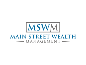 Main Street Wealth Management logo design by BlessedArt