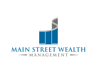 Main Street Wealth Management logo design by BlessedArt