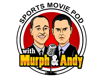Sports Movie Pod with Murph & Andy logo design by haze