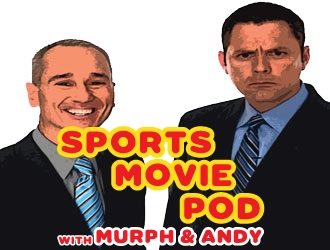Sports Movie Pod with Murph & Andy logo design by dhika
