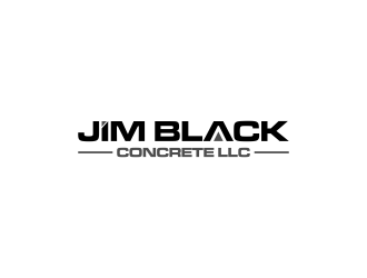 Jim Black Concrete LLC logo design by RIANW