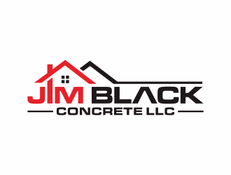 Jim Black Concrete LLC logo design by hidro