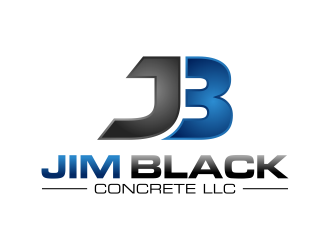 Jim Black Concrete LLC logo design by ingepro