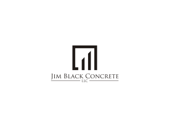 Jim Black Concrete LLC logo design by blessings