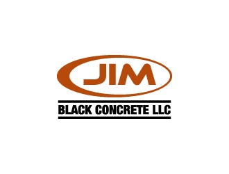 Jim Black Concrete LLC logo design by wongndeso