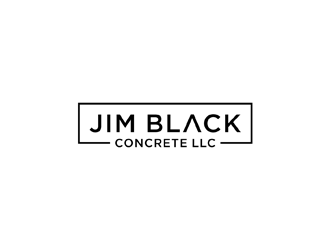 Jim Black Concrete LLC logo design by johana