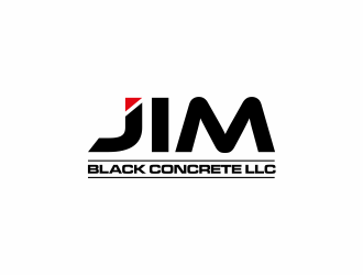 Jim Black Concrete LLC logo design by santrie