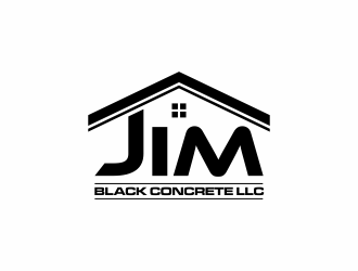 Jim Black Concrete LLC logo design by santrie