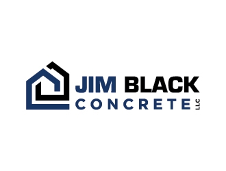 Jim Black Concrete LLC logo design by Fear