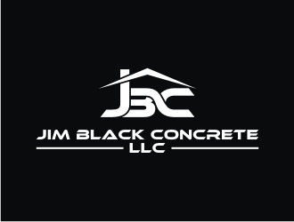 Jim Black Concrete LLC logo design by sodimejo