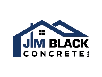 Jim Black Concrete LLC logo design by Fear