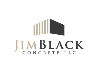Jim Black Concrete LLC logo design by Lovoos