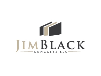 Jim Black Concrete LLC logo design by Lovoos