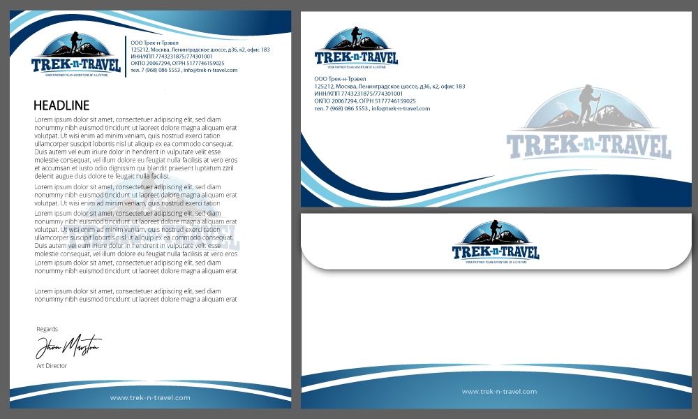 Trek-n-Travel logo design by Gelotine