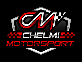 CHELMI MOTORSPORT logo design by ORPiXELSTUDIOS