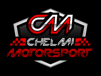 CHELMI MOTORSPORT logo design by ORPiXELSTUDIOS