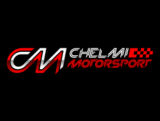 CHELMI MOTORSPORT logo design by ORPiXELSTUDIOS