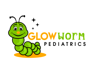 Glowworm Pediatrics logo design by JessicaLopes