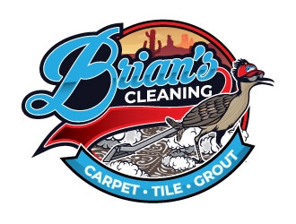 Brians Cleaning - Carpet, Tile & Grout logo design by Godvibes
