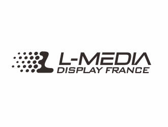 L-MEDIA Display France logo design by YONK