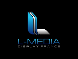 L-MEDIA Display France logo design by excelentlogo
