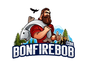 Bonfire Bob logo design by DreamLogoDesign