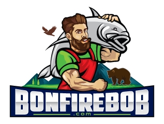 Bonfire Bob logo design by Suvendu
