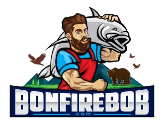 Bonfire Bob logo design by Suvendu
